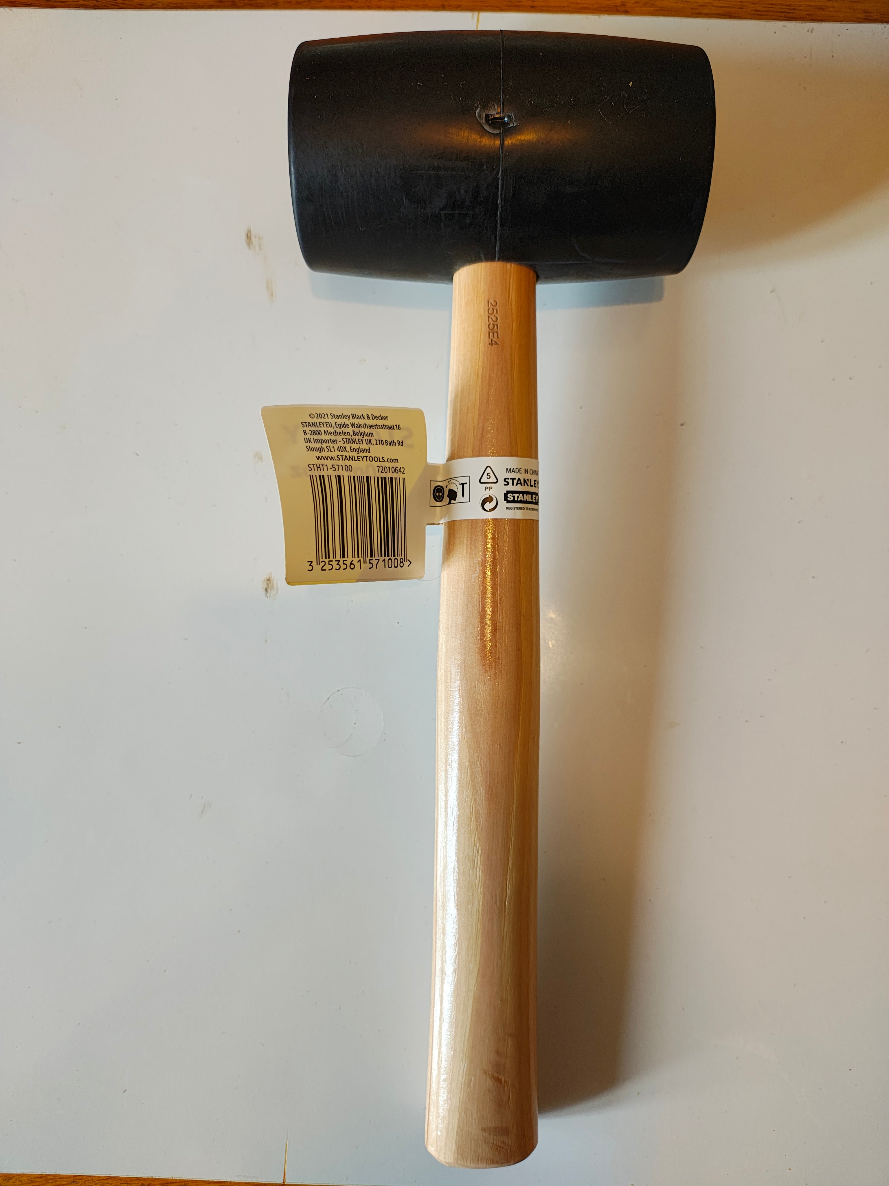 stanley maillet caoutchouc 660g 34 cm