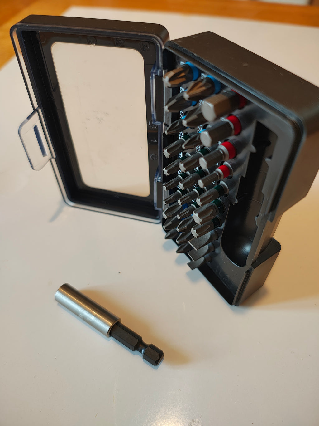 wiha jeu de 30 embouts avec porte-embouts magnétique