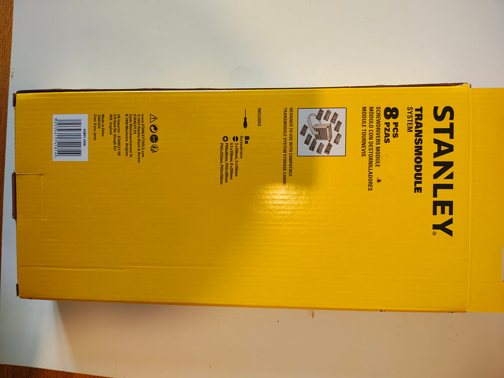 stanley module tournevis 8 pièces