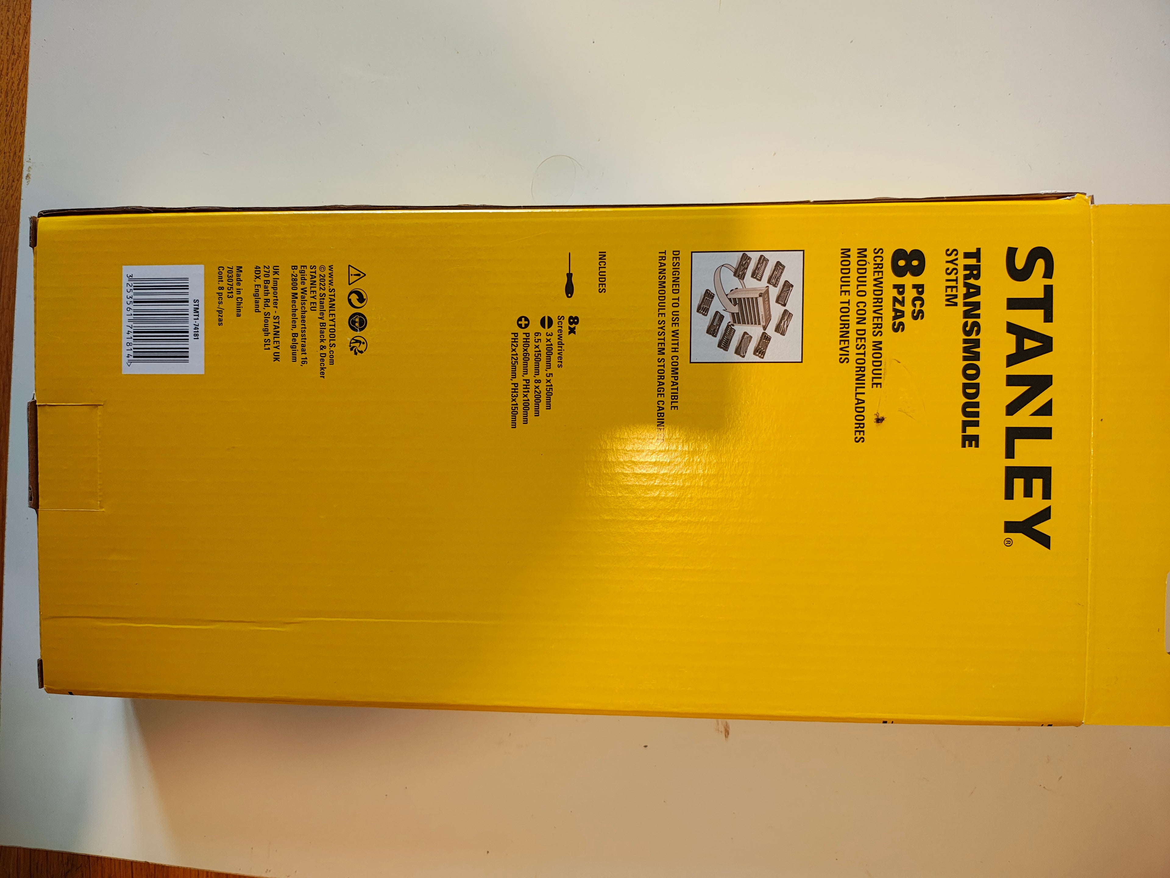 stanley module tournevis 8 pièces