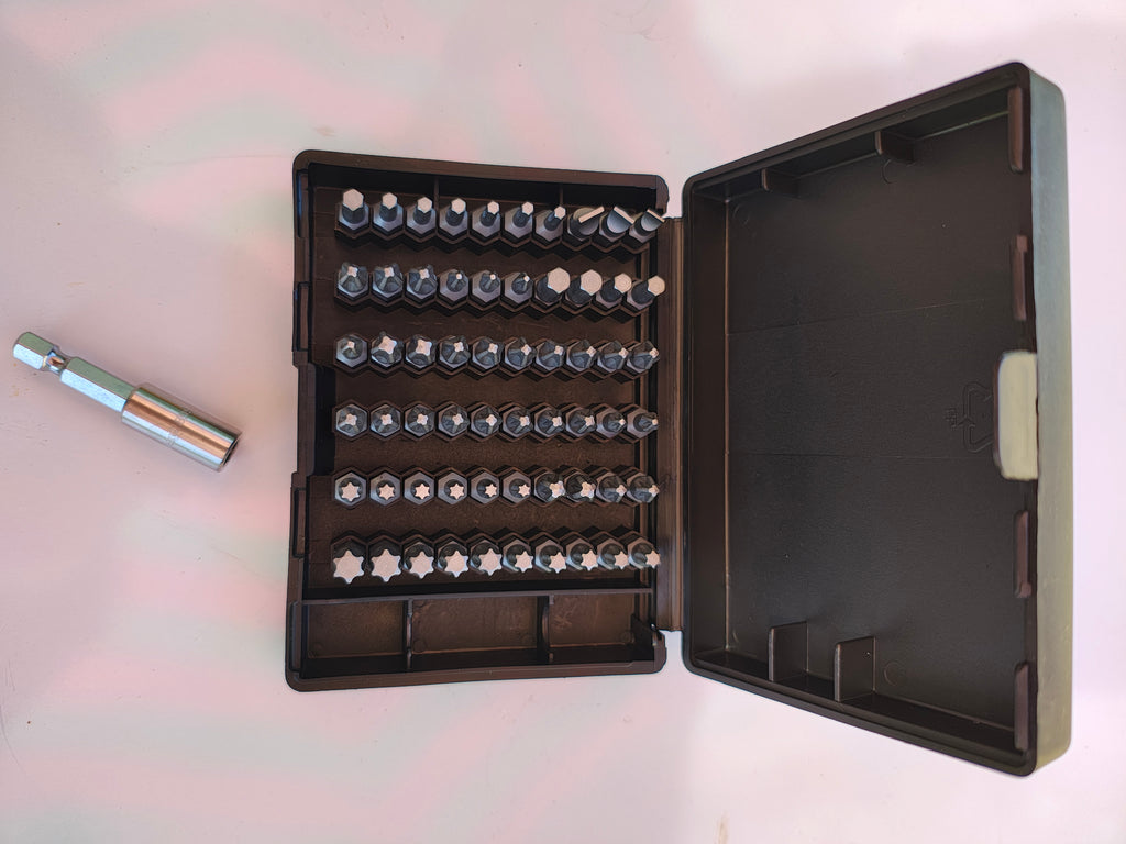 WERA BIT-SAFE JEU 60 EMBOUTS AVEC ADAPTATEUR 1/4 NEUF