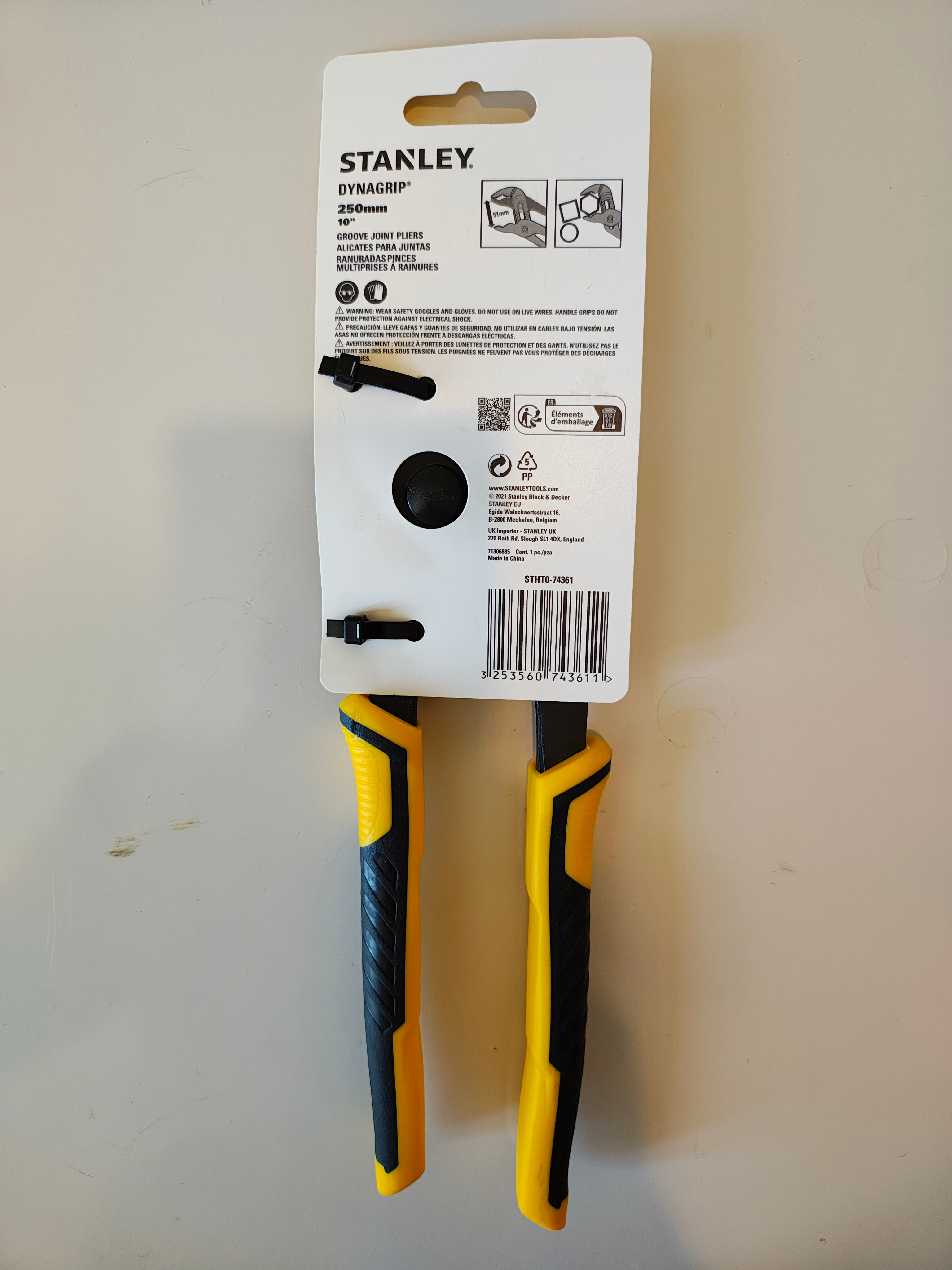 stanley pince multiprise 25 cm