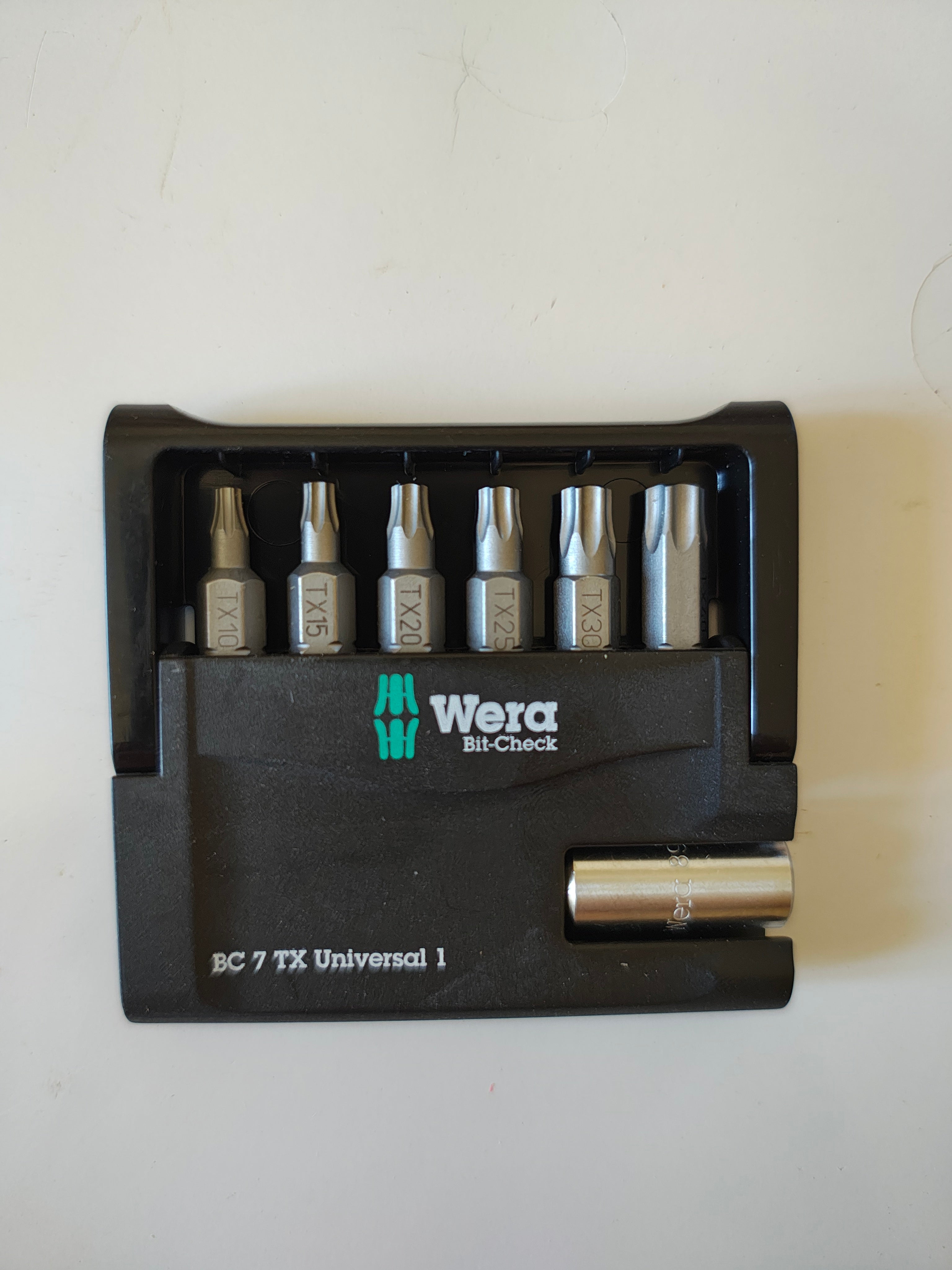 Set De 6 embouts WERA Torx Avec Adaptateur Mandrin