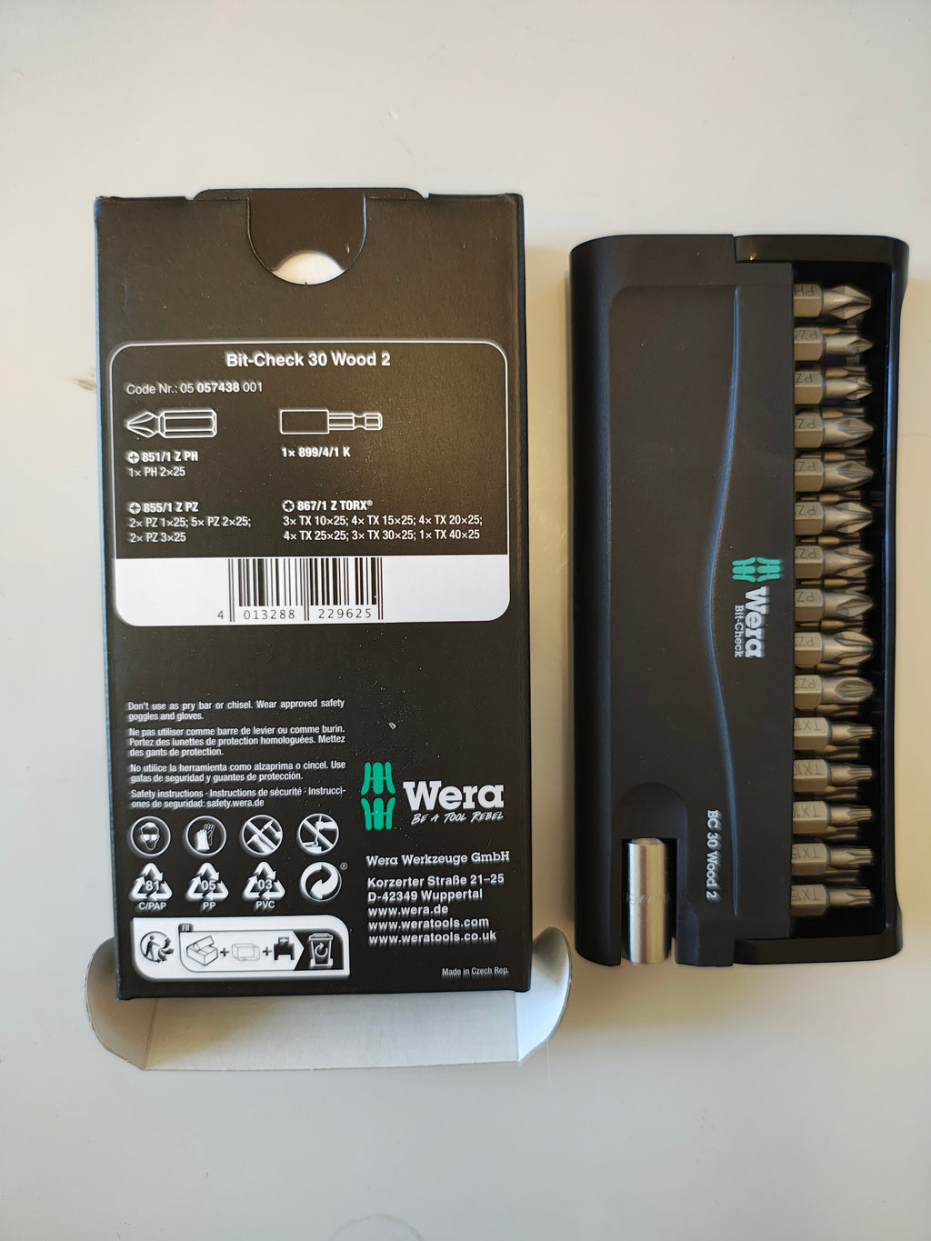 Set 29 Embouts WERA Et 1 Adaptateur Mandrin